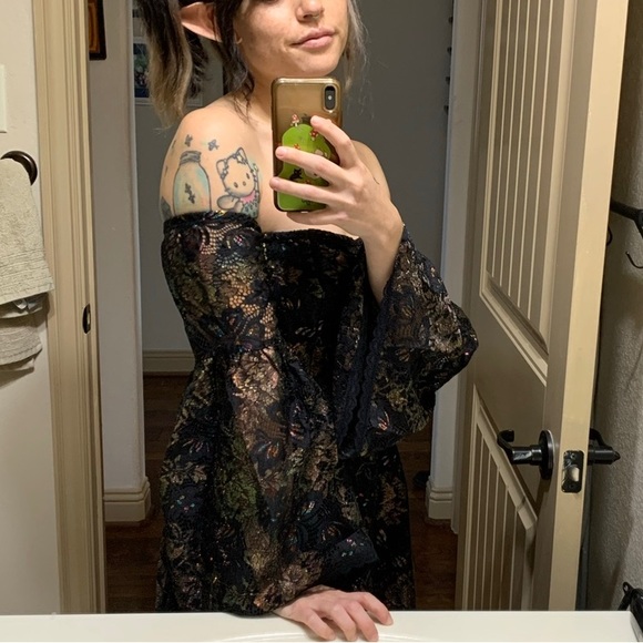 Sugar Thrillz Highland Calling Lace Babydoll Dress by Dolls Kill in size small! - Picture 4 of 5